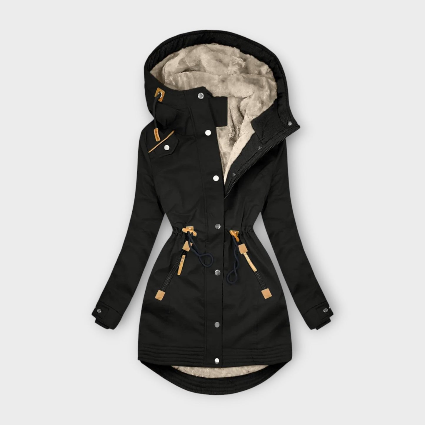 Vivia | Elegant Sherpa-Lined Parka