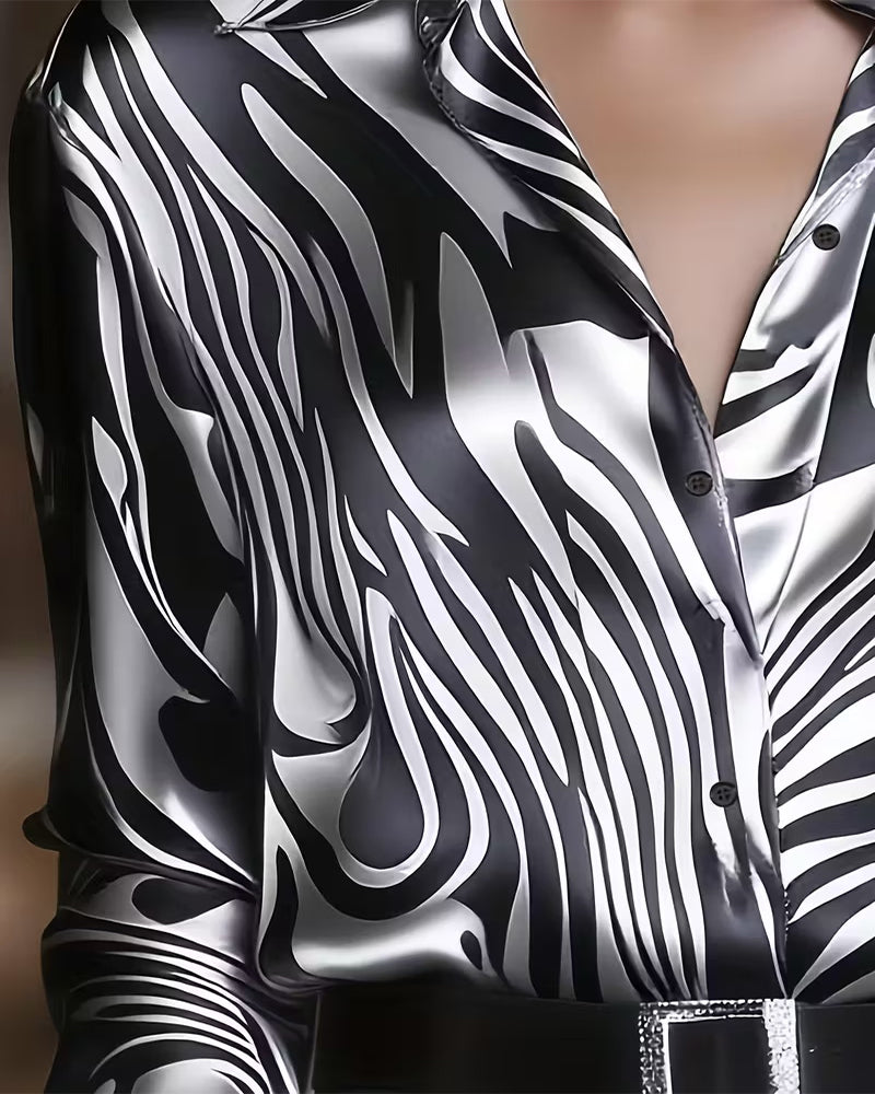 Serina | Elegant and Trendy Printed Blouse