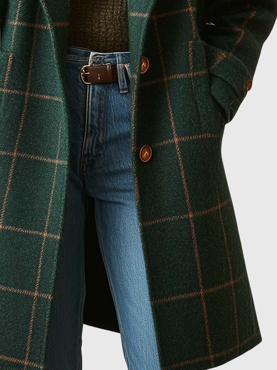 Celeste | Checked Coat