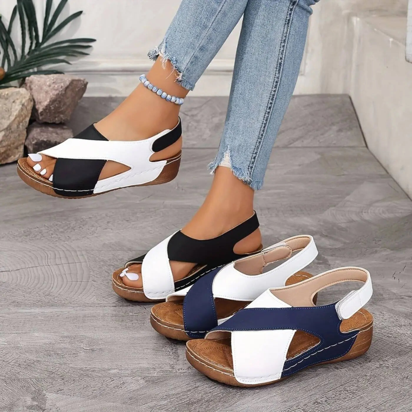 Nicole™ – Orthopedic Sandals with Open Toe