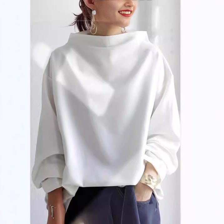 Maeve | High-Neck Drape Top