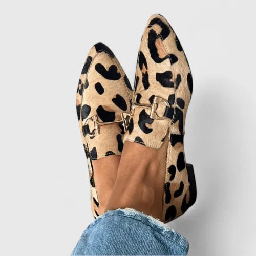 Aria | Leopard Loafers