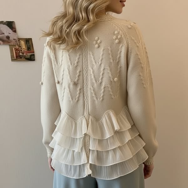 Rosalie | Ruffle Cardigan