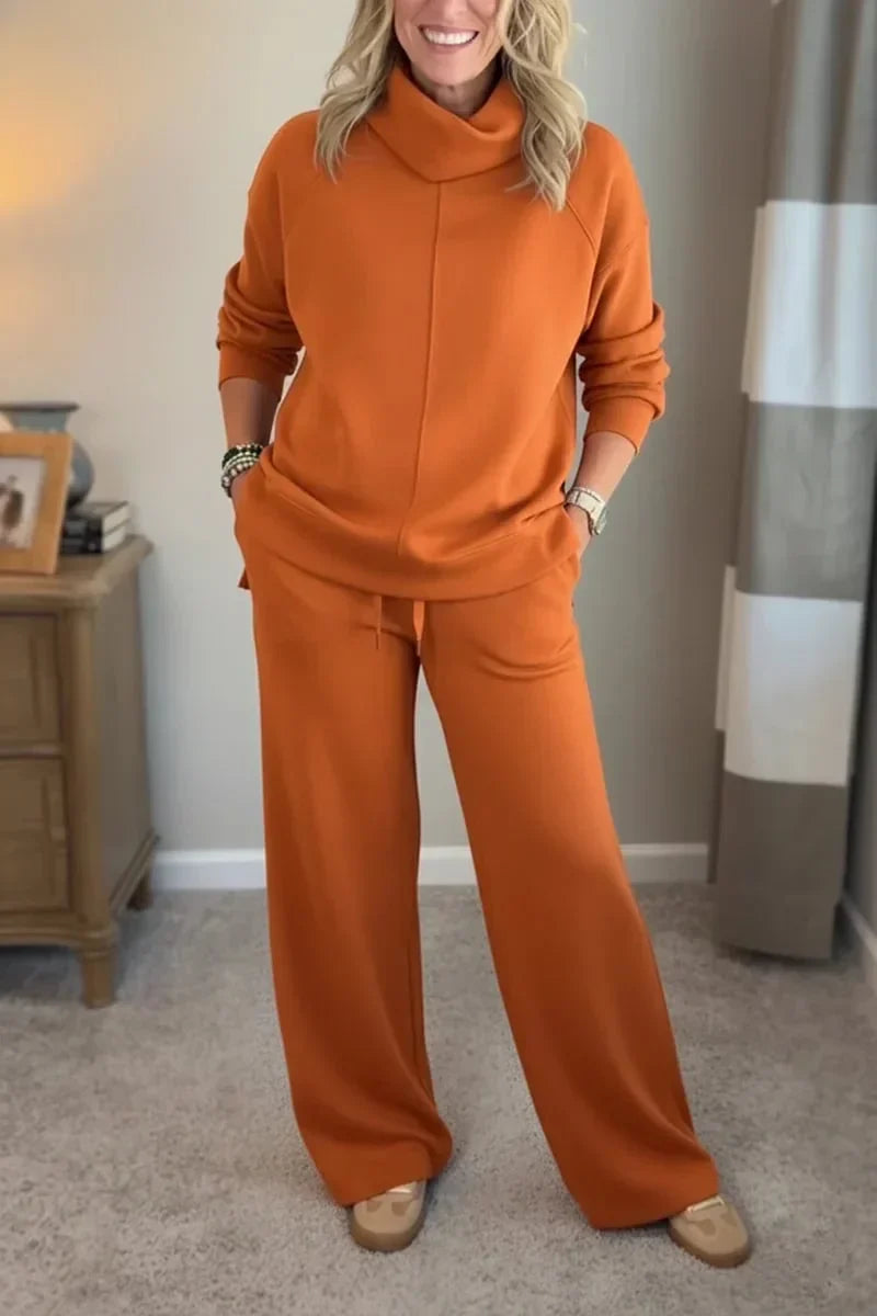 Sylvie | Two-Piece Travel Set with Turtleneck