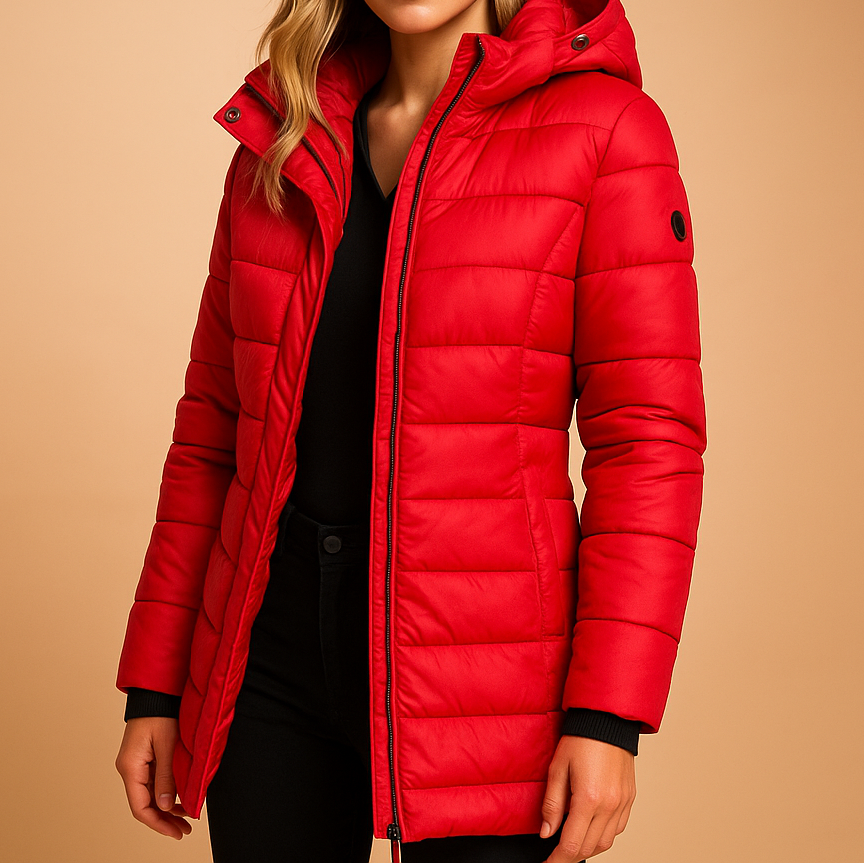 Margaux | Quilted Long Puffer Coat