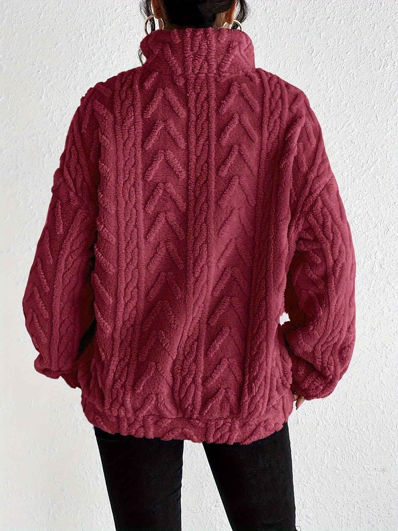 Zoe | Quarter-Zip Sweater