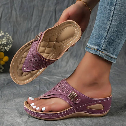 Élodie™ - Women's Wedge Flip Flops