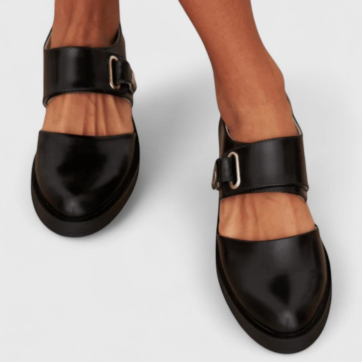 Margot | Modern Buckle Flats