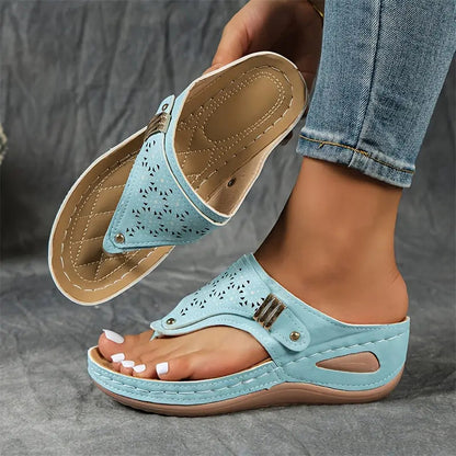 Élodie™ - Women's Wedge Flip Flops