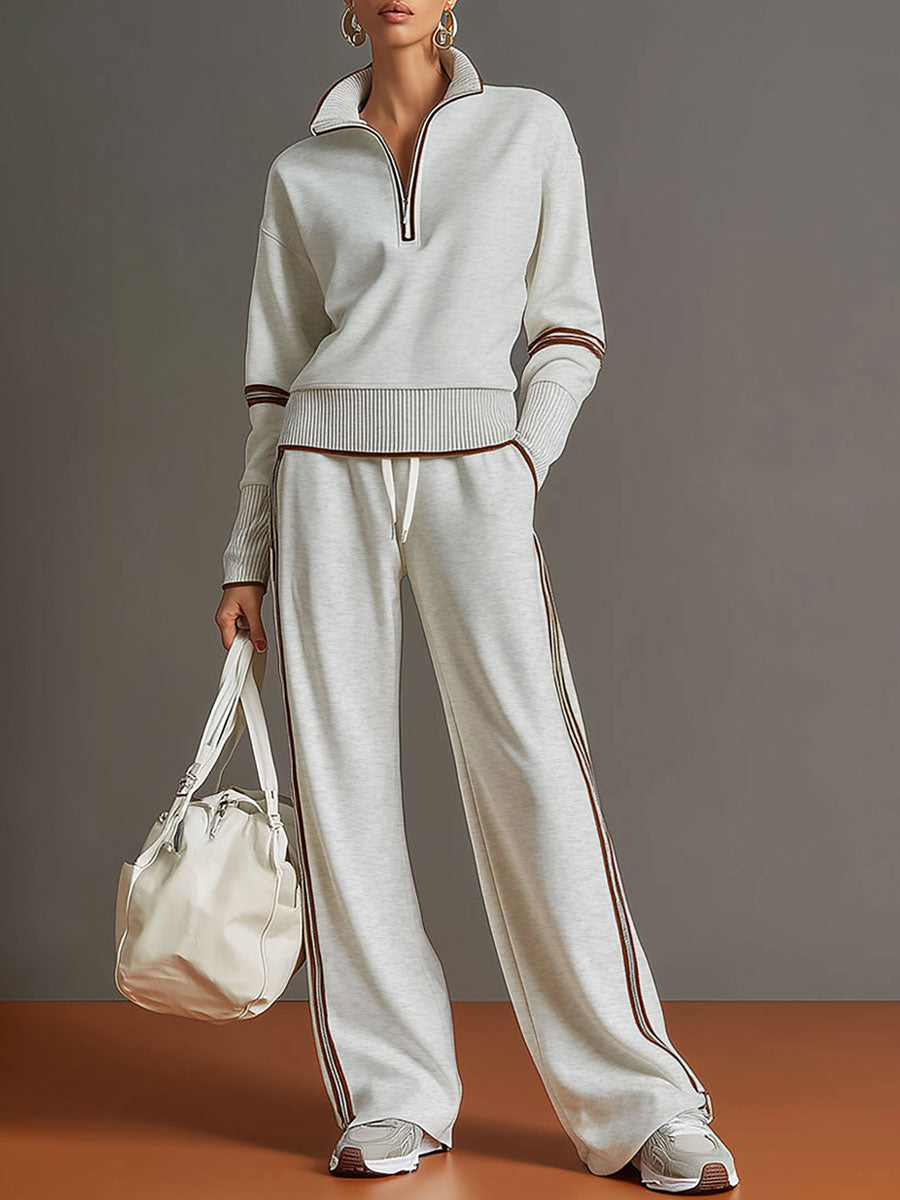 Marietta – blouse and pants with wide legs