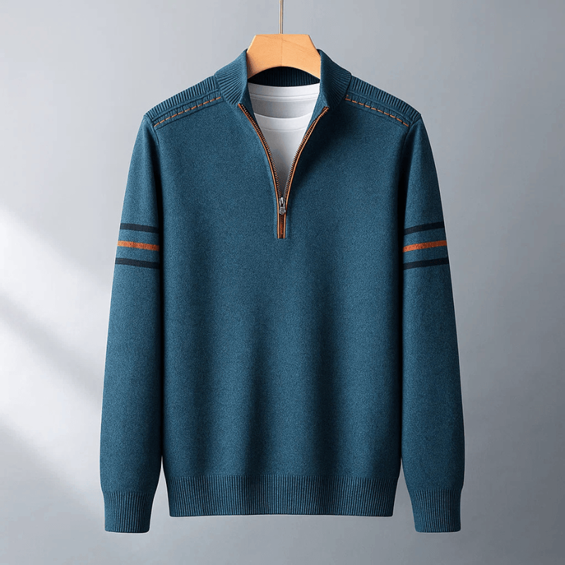 Carter | Modern Half-Zip Sweater