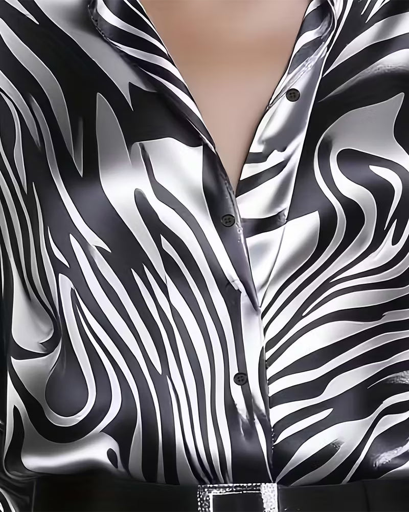 Serina | Elegant and Trendy Printed Blouse