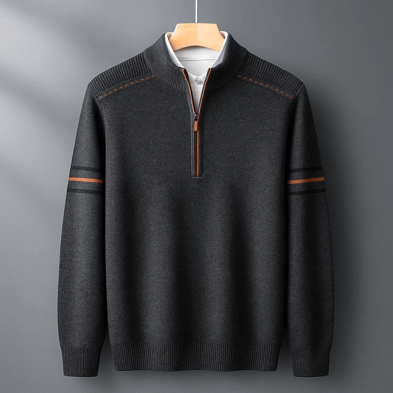 Carter | Modern Half-Zip Sweater