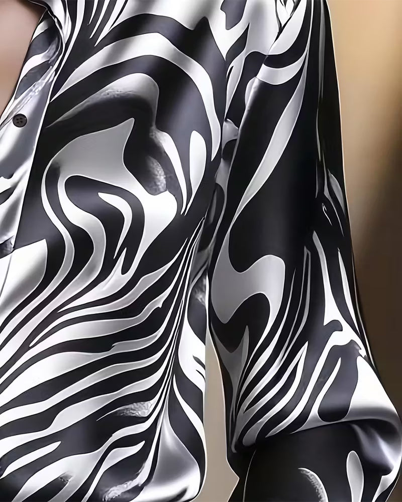 Serina | Elegant and Trendy Printed Blouse