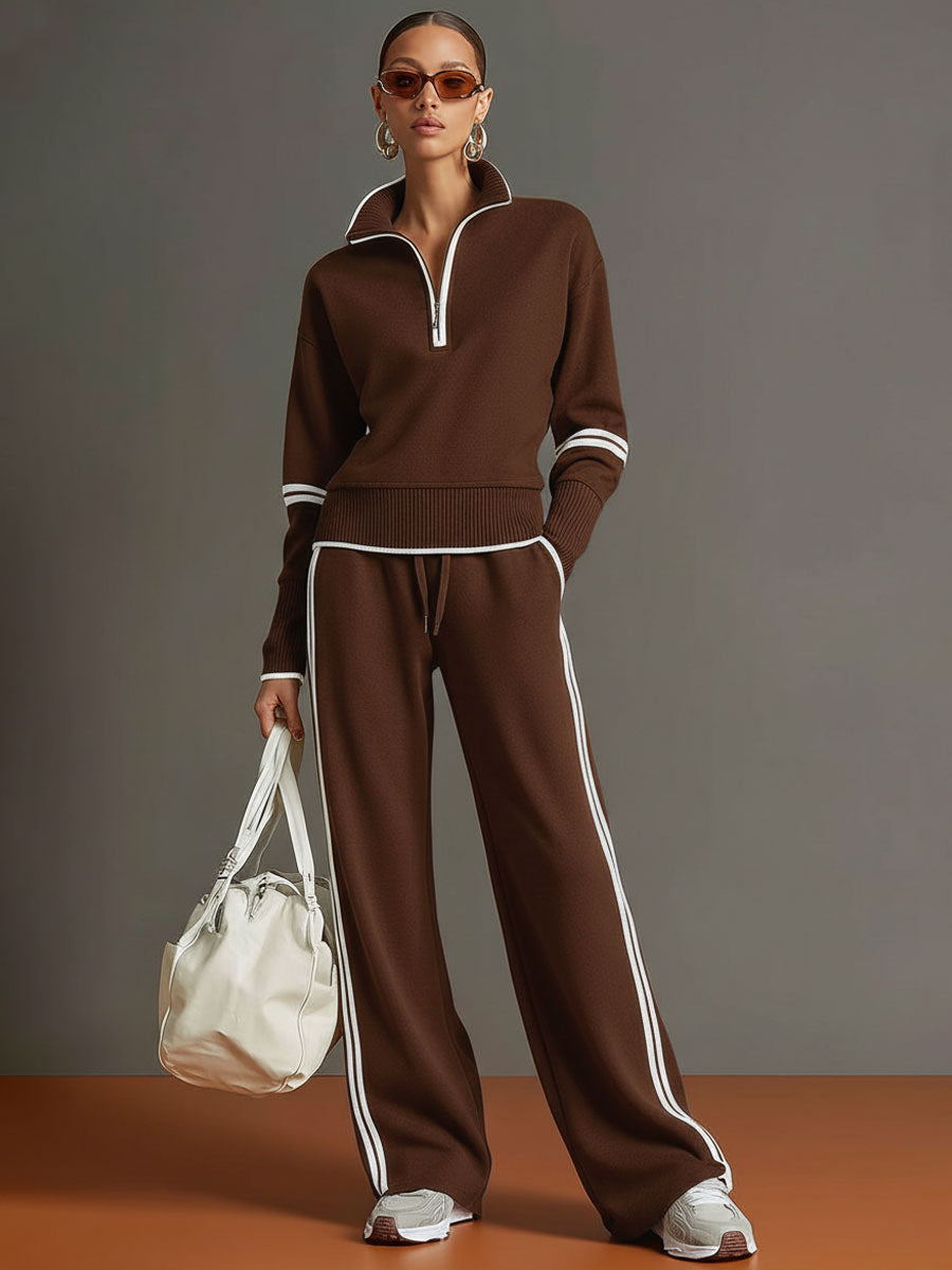 Marietta – blouse and pants with wide legs