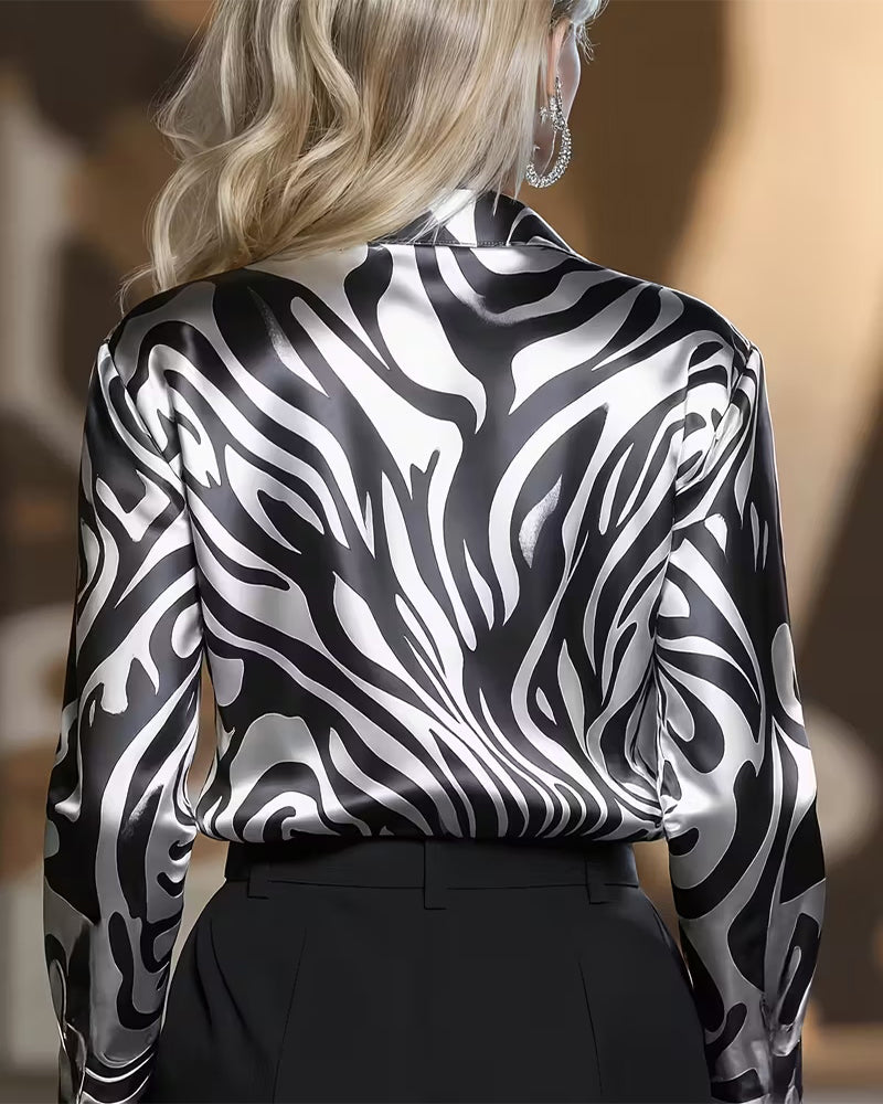 Serina | Elegant and Trendy Printed Blouse