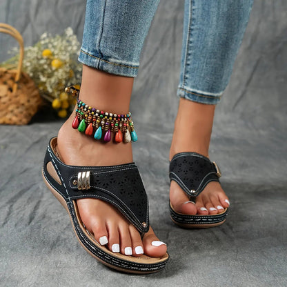 Élodie™ - Women's Wedge Flip Flops