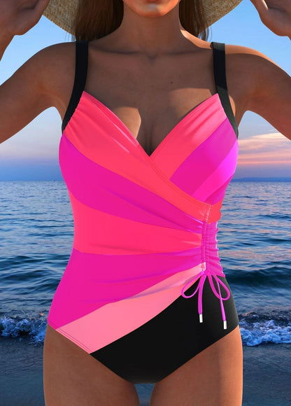 Helen – Elegant swimsuit with colorful print