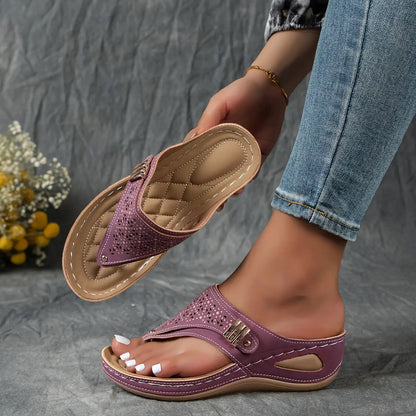 Élodie™ - Women's Wedge Flip Flops