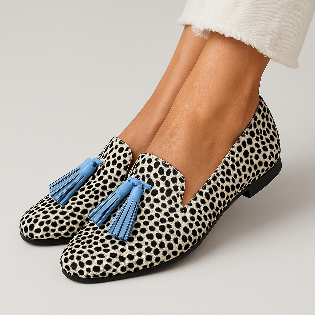 Clarienne | Dotted Tassel Loafer