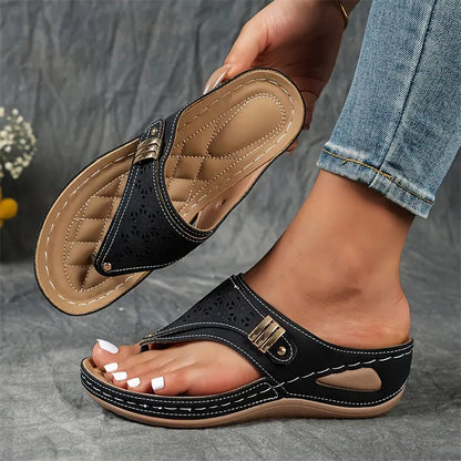 Élodie™ - Women's Wedge Flip Flops