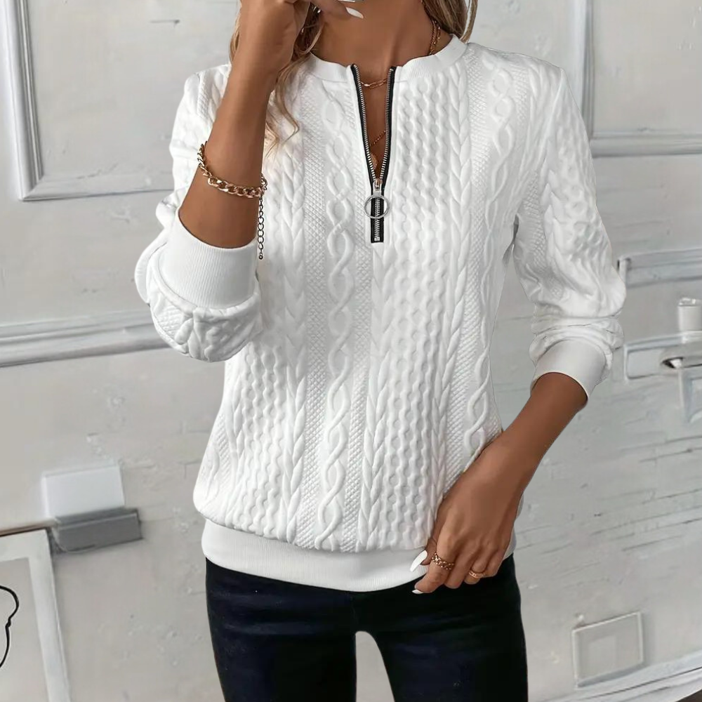 Esme | Zip Up Sweater