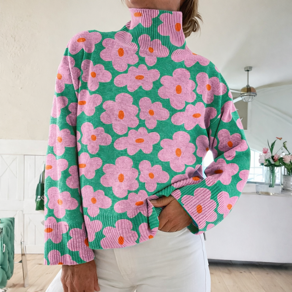Lydia™ | Artistic Turtleneck Sweater