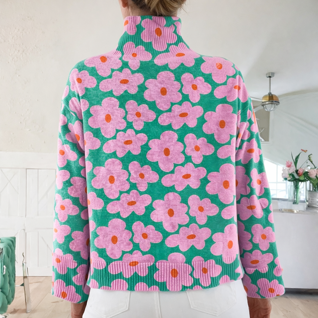 Lydia™ | Artistic Turtleneck Sweater