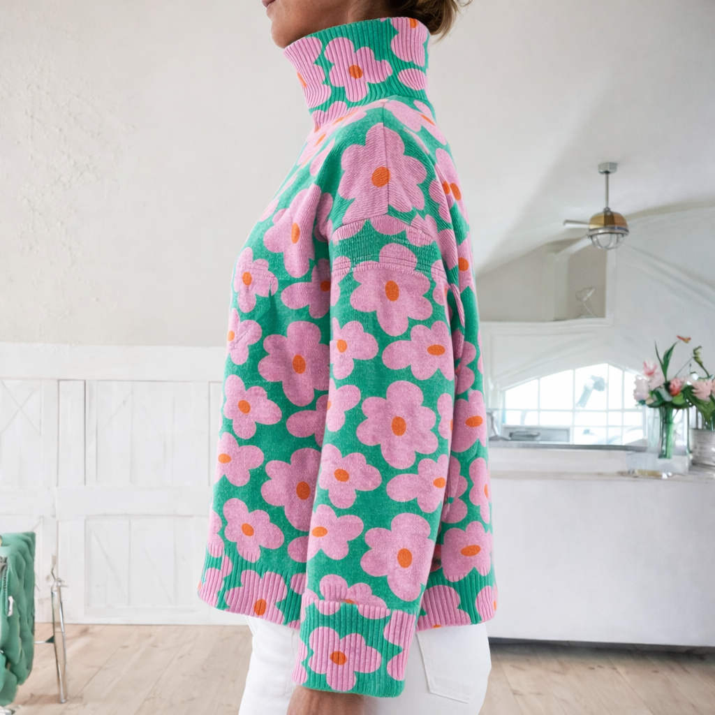 Lydia™ | Artistic Turtleneck Sweater