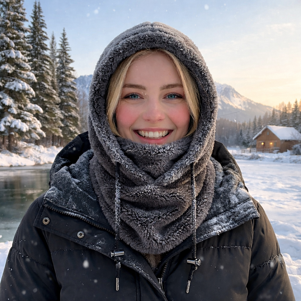 Grace™ | Comfortable Winter Scarf with Hood