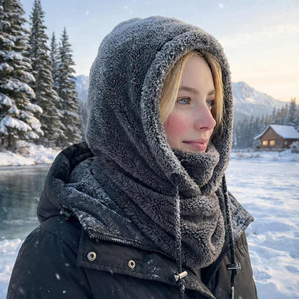 Grace™ | Comfortable Winter Scarf with Hood