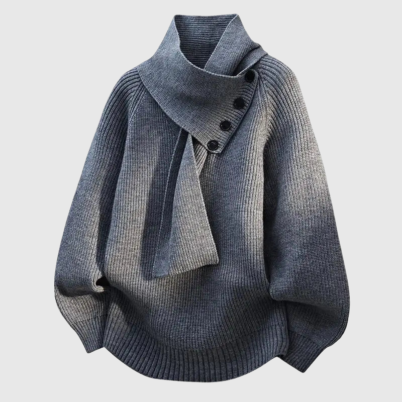 Lorinda | Cozy Scarf-Neck Sweater