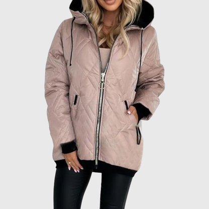 Lucia | Quilted Zip Jacket