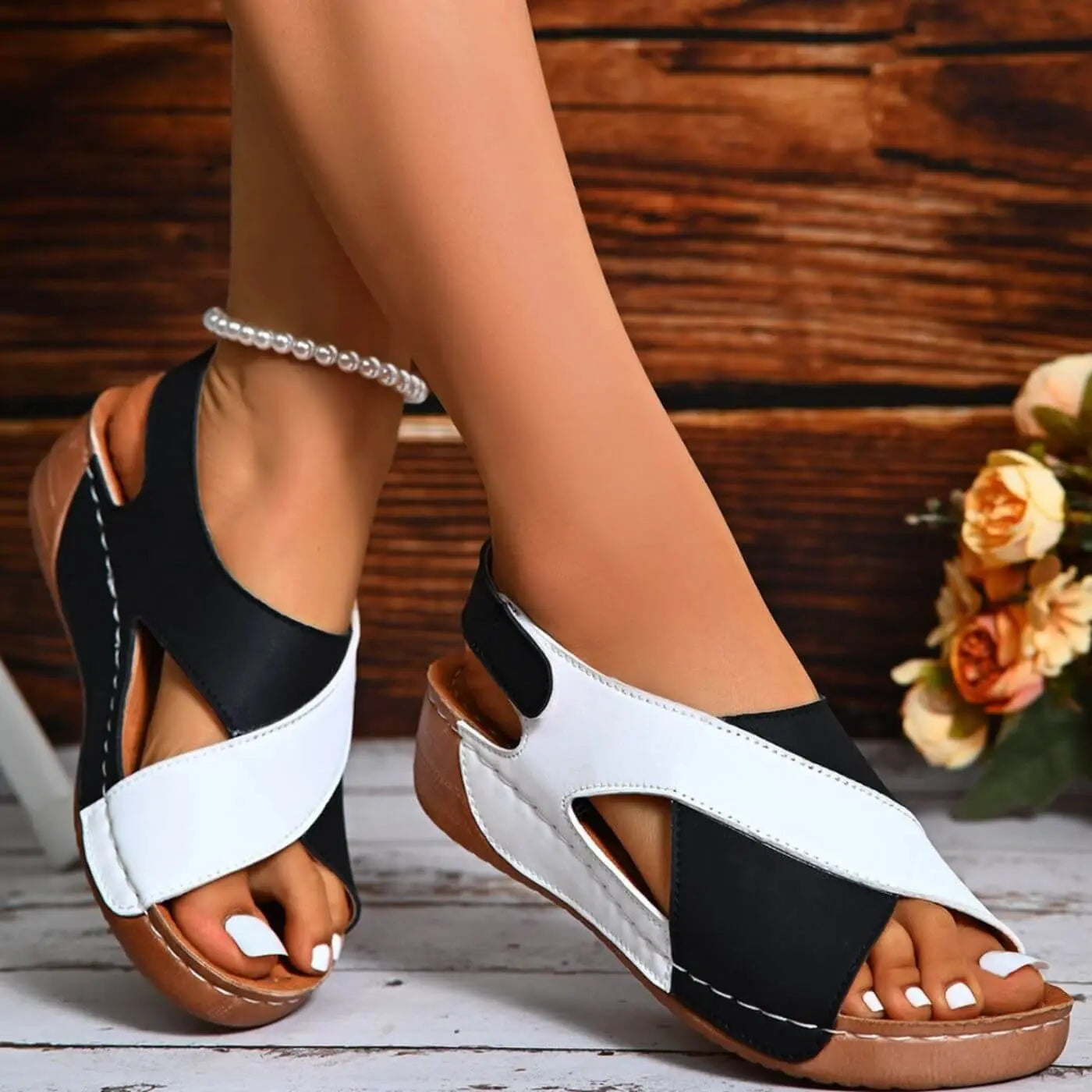 Nicole™ – Orthopedic Sandals with Open Toe