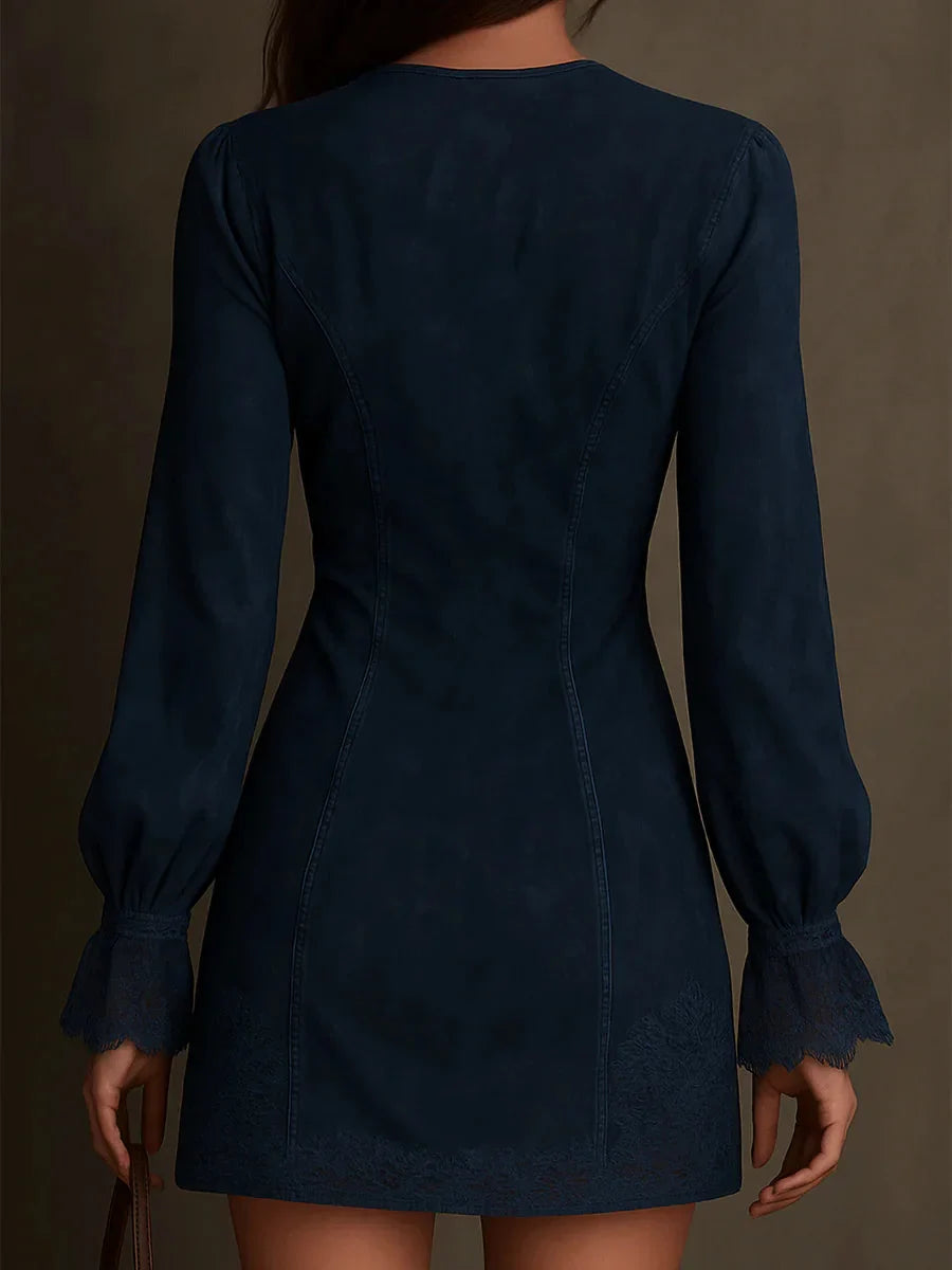 Selene | Embroidered Mini Dress
