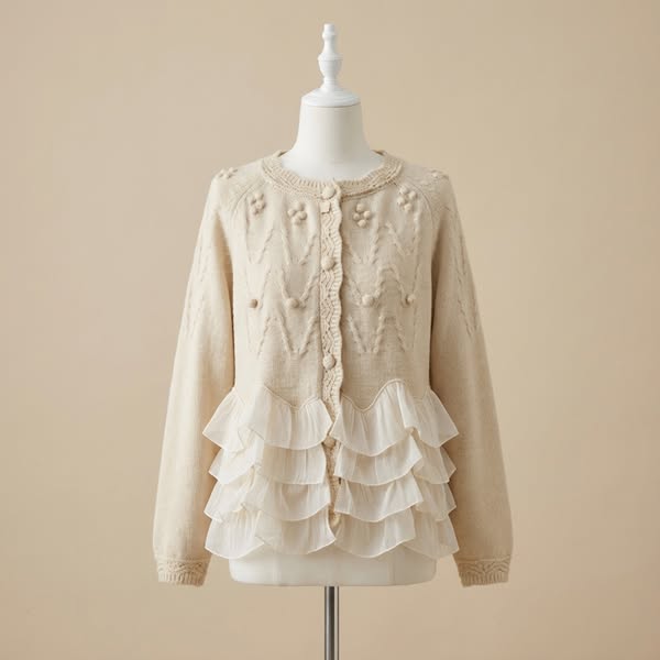 Rosalie | Ruffle Cardigan