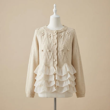 Rosalie | Ruffle Cardigan