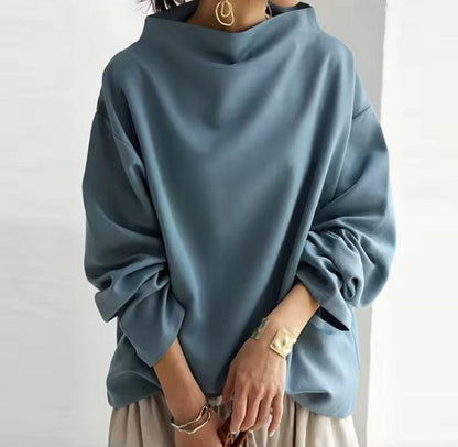 Maeve | High-Neck Drape Top