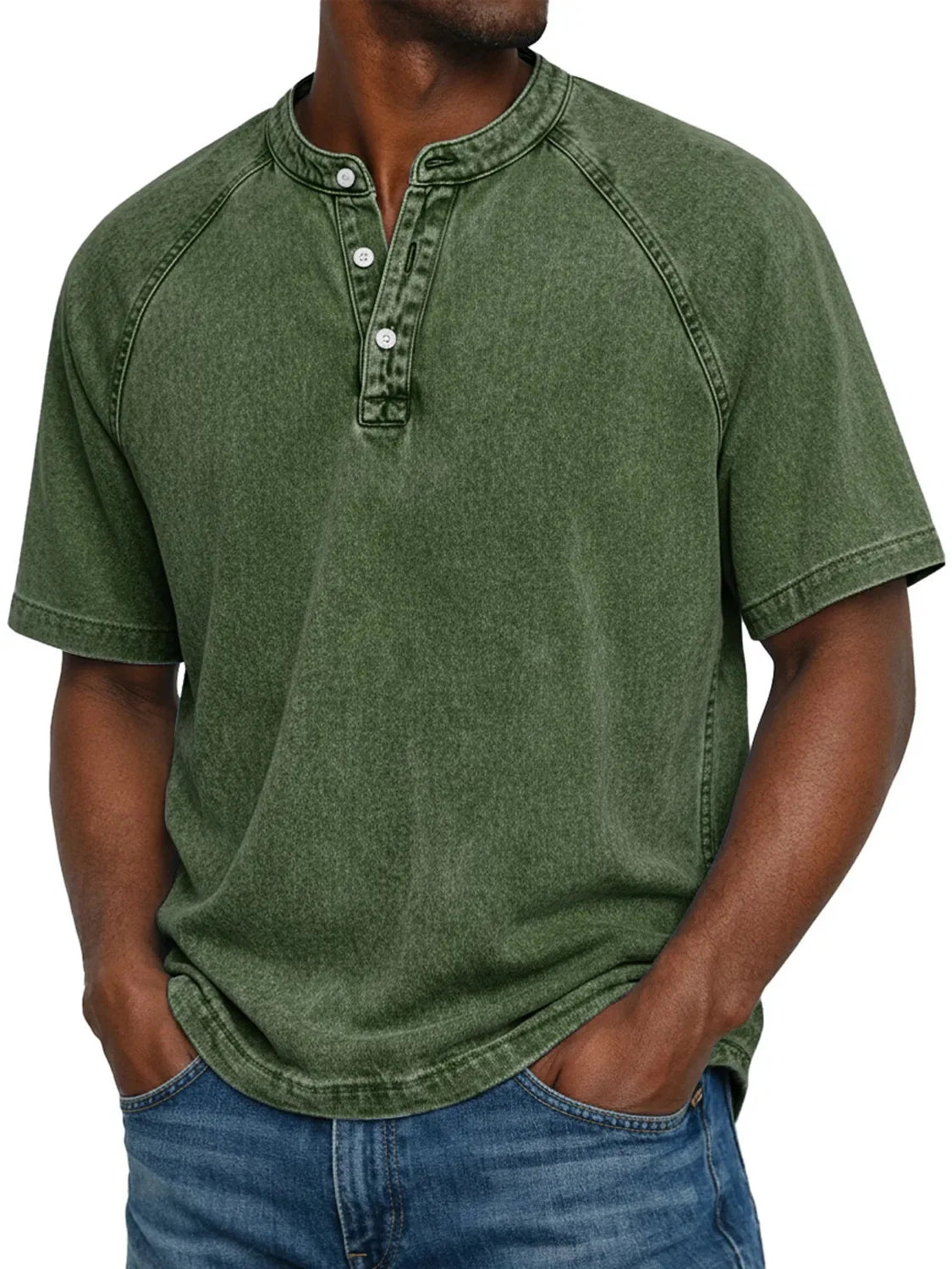 Hudson | Vintage Button-Up Shirt for Men