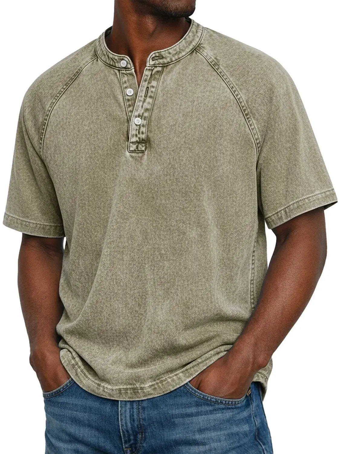 Hudson | Vintage Button-Up Shirt for Men