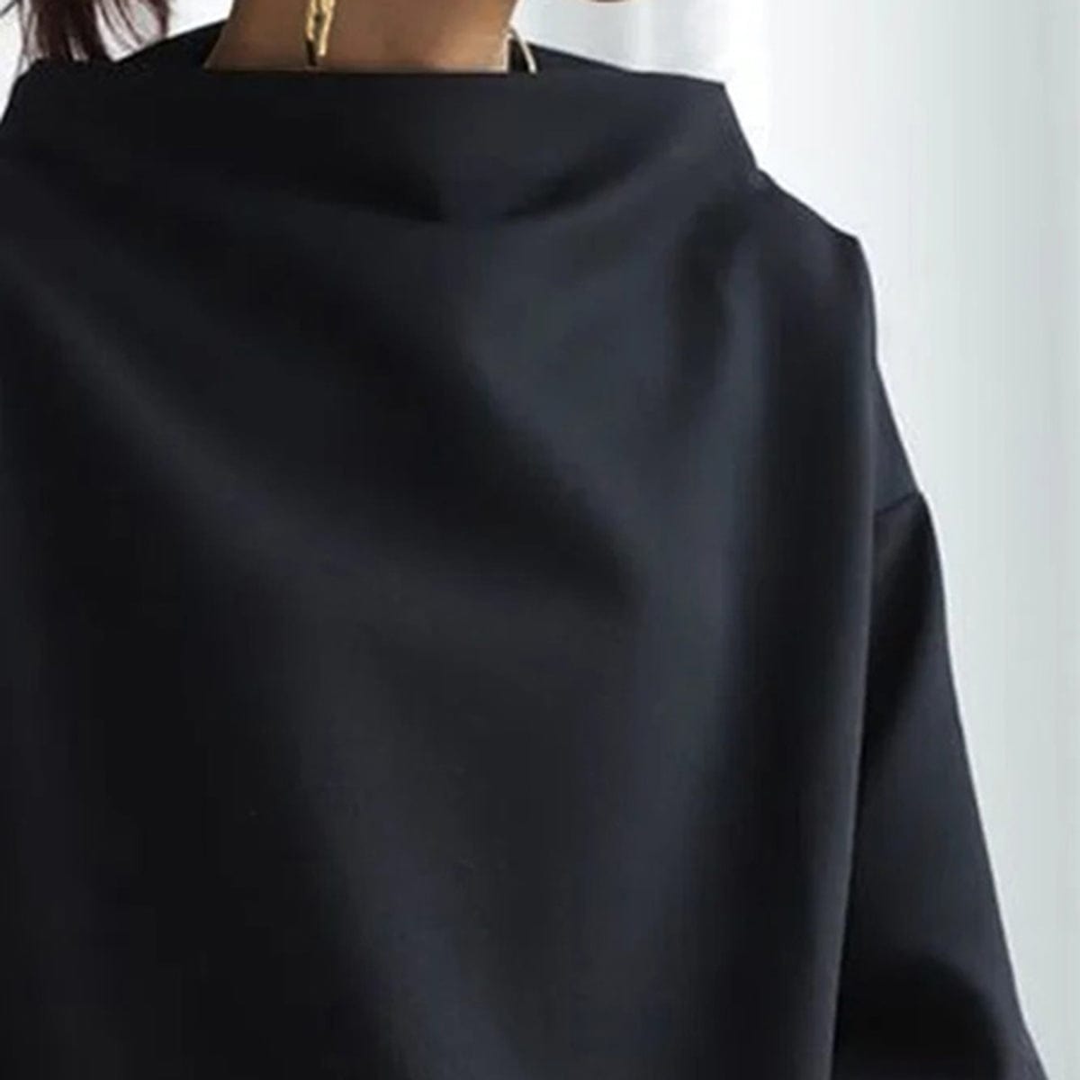 Maeve | High-Neck Drape Top