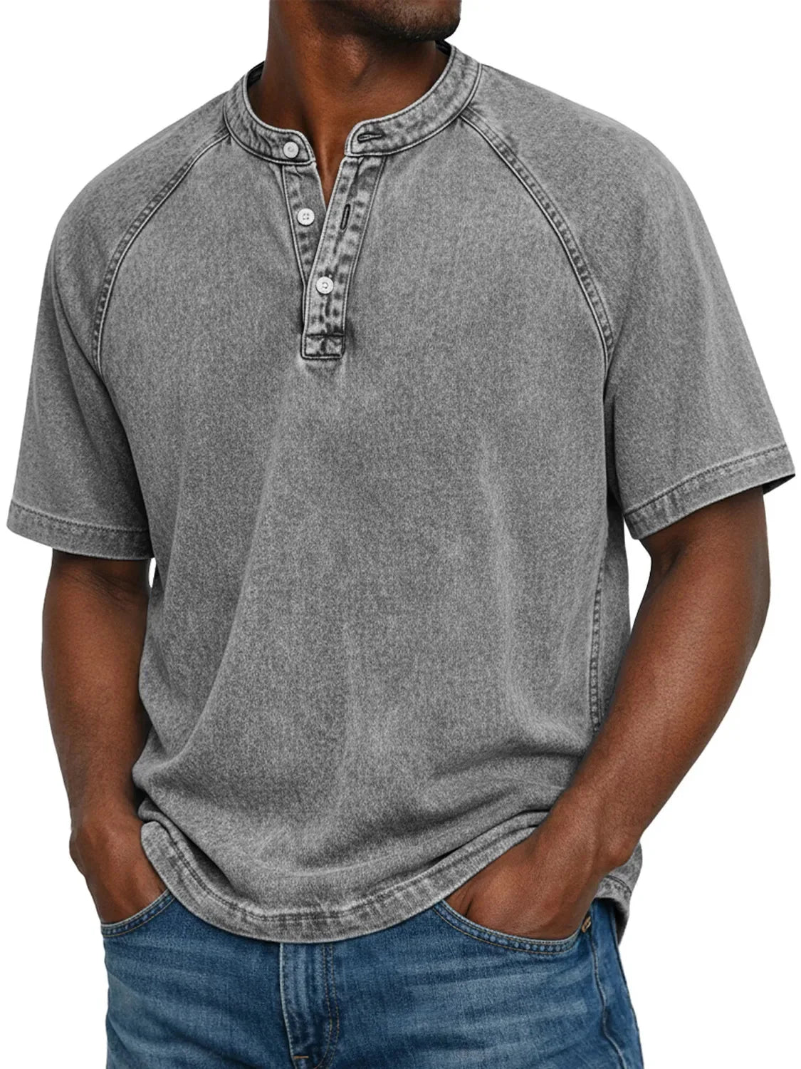 Hudson | Vintage Button-Up Shirt for Men