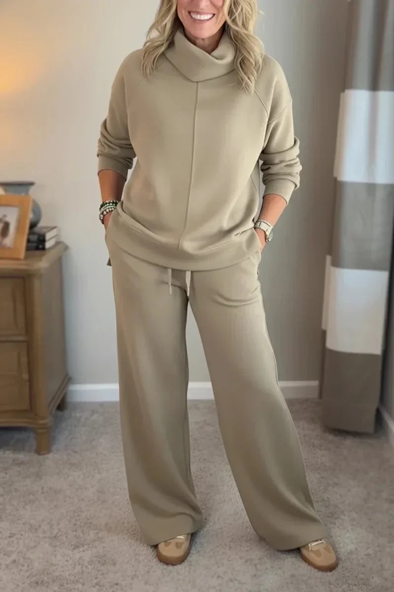 Sylvie | Two-Piece Travel Set with Turtleneck