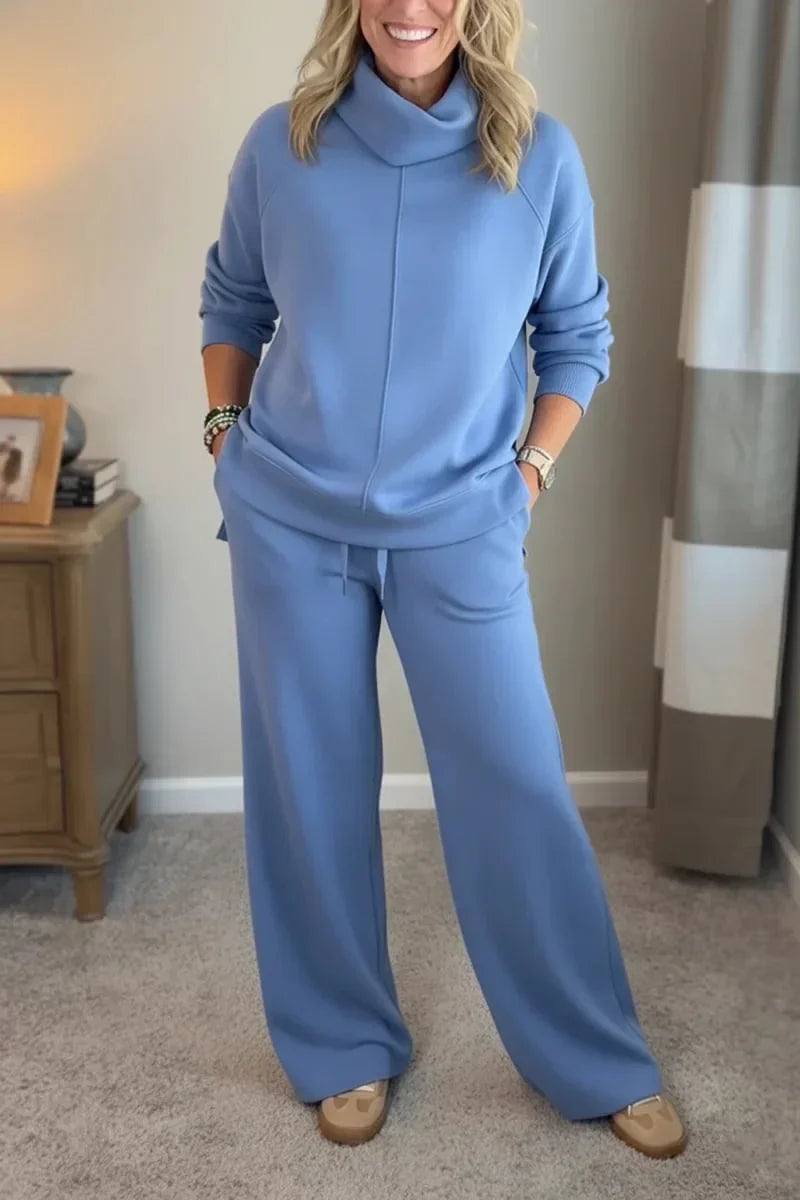 Sylvie | Two-Piece Travel Set with Turtleneck