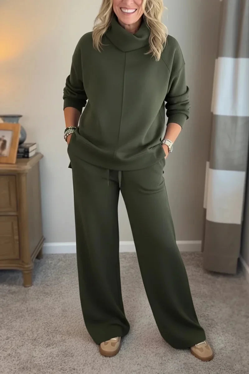 Sylvie | Two-Piece Travel Set with Turtleneck