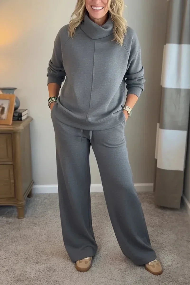 Sylvie | Two-Piece Travel Set with Turtleneck