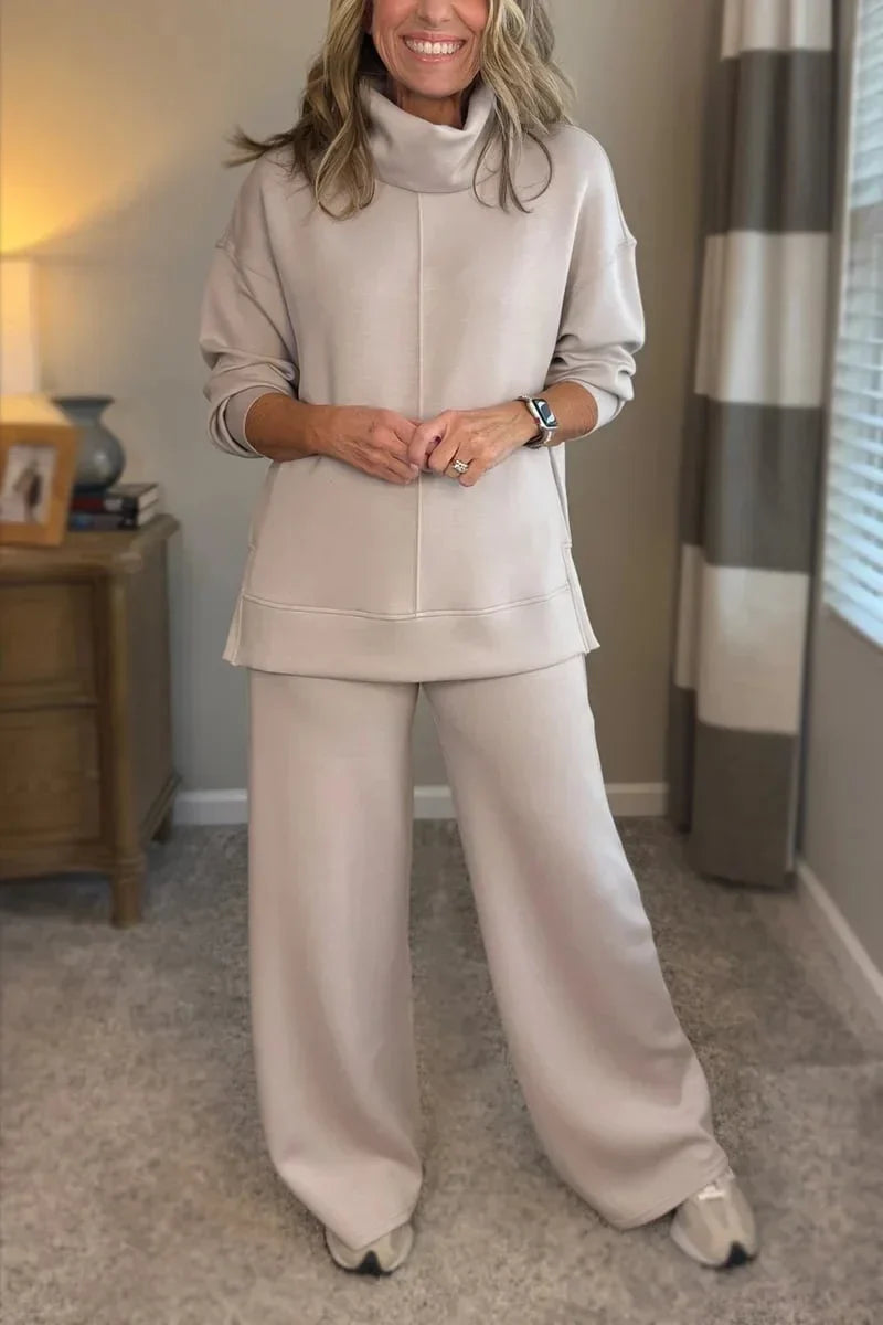 Sylvie | Two-Piece Travel Set with Turtleneck