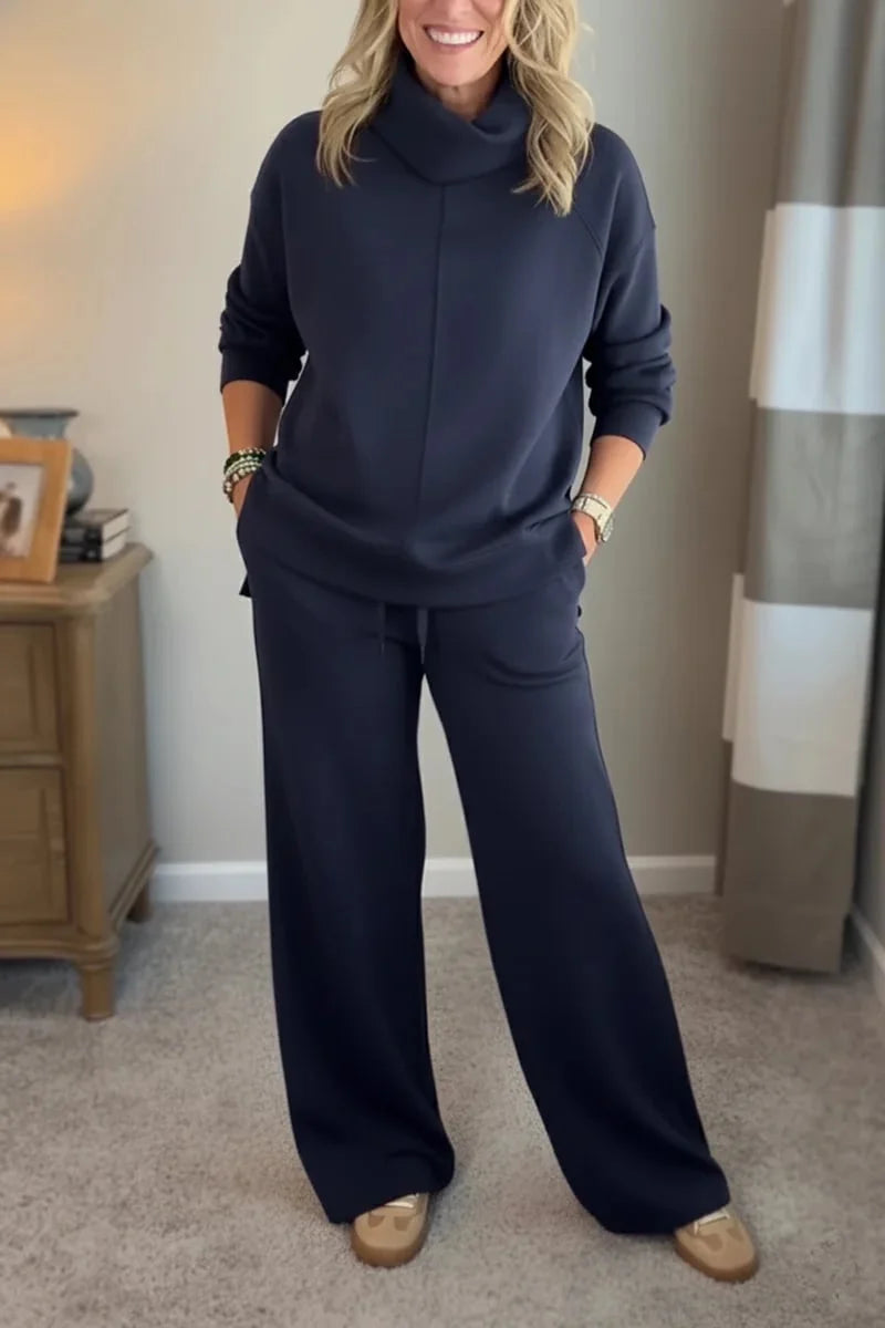 Sylvie | Two-Piece Travel Set with Turtleneck