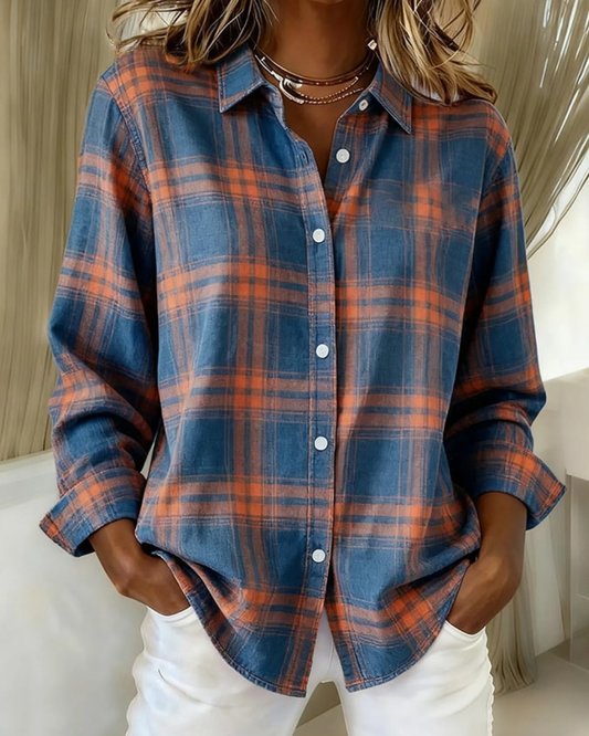 Zafira™ | Vintage Plaid Lined Shirt