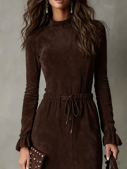 Adalia | Drawstring Midi Dress